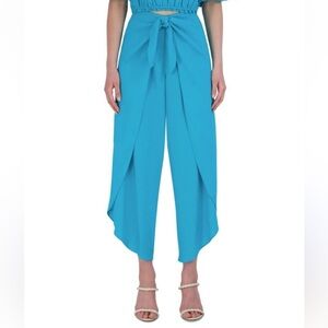 BCBGMaxAzria Blue Wide-Leg pants